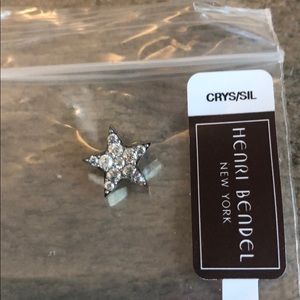 NWT Henri Bendel Star Charm with real crystals